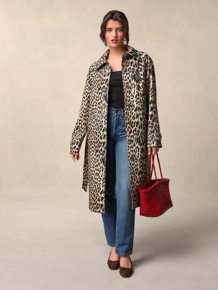 Rouje Coats and Jackets Women Finn Trench Coat Gabardine Beige