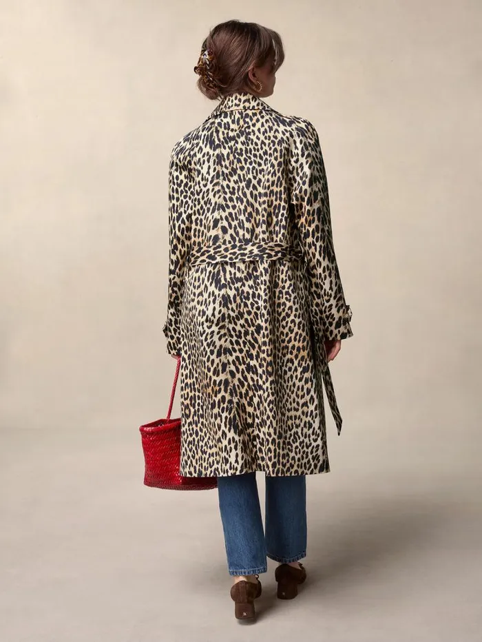 Rouje Coats and Jackets Women Finn Trench Coat Gabardine Beige