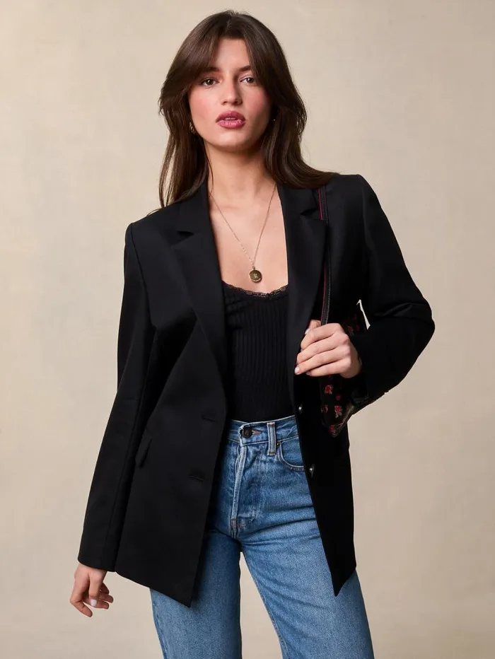 Rouje Coats and Jackets Women Gaspard Jacket Uni Noir