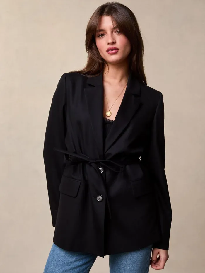 Rouje Coats and Jackets Women Gaspard Jacket Uni Noir