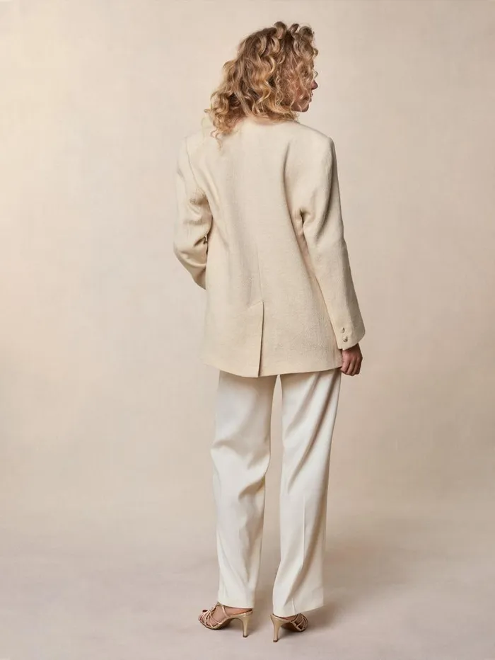 Rouje Coats and Jackets Women Jacques Jacket Double Gaze Paille