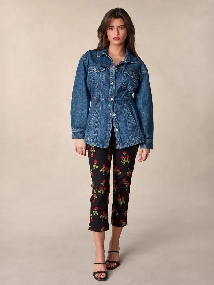 Rouje Coats and Jackets Women Jamal Jacket Denim Indigooriginal