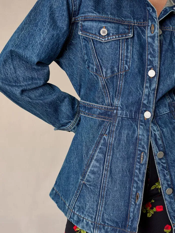 Rouje Coats and Jackets Women Jamal Jacket Denim Indigooriginal