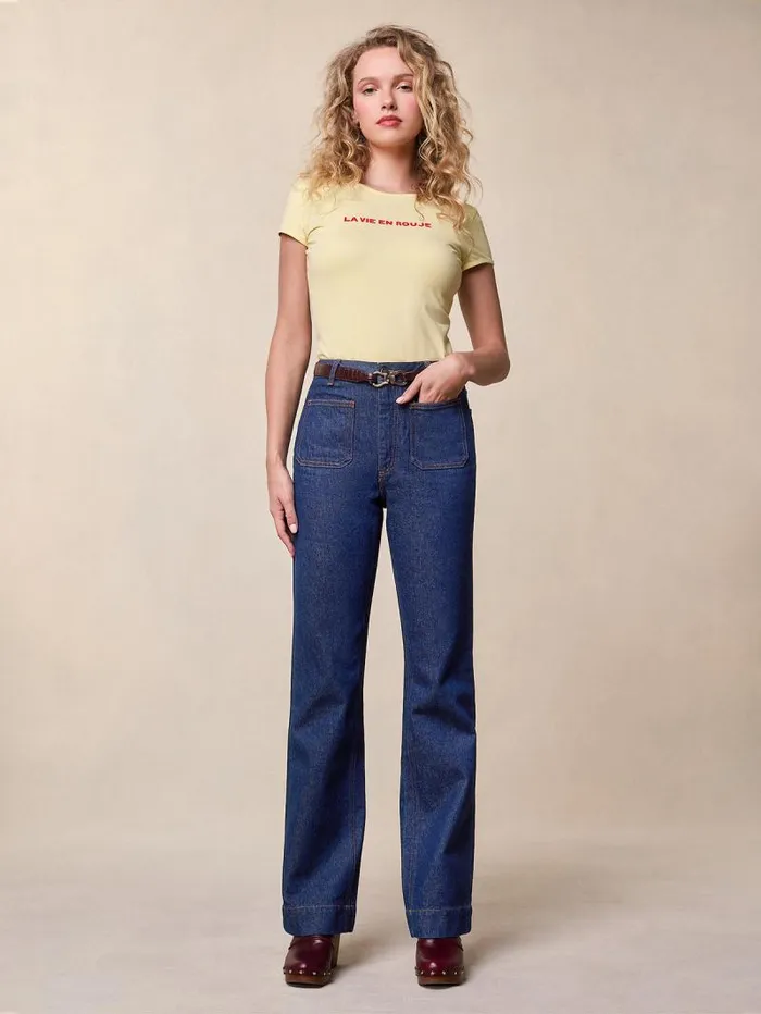 Rouje Denim Women Belleville Jeans Uni Brut