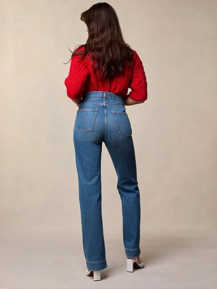 Rouje Denim Women Belleville Jeans Uni Indigo Double Stone
