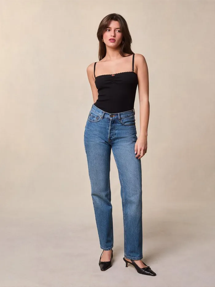 Rouje Denim Women Germain Jeans Uni Indigo Double Stone