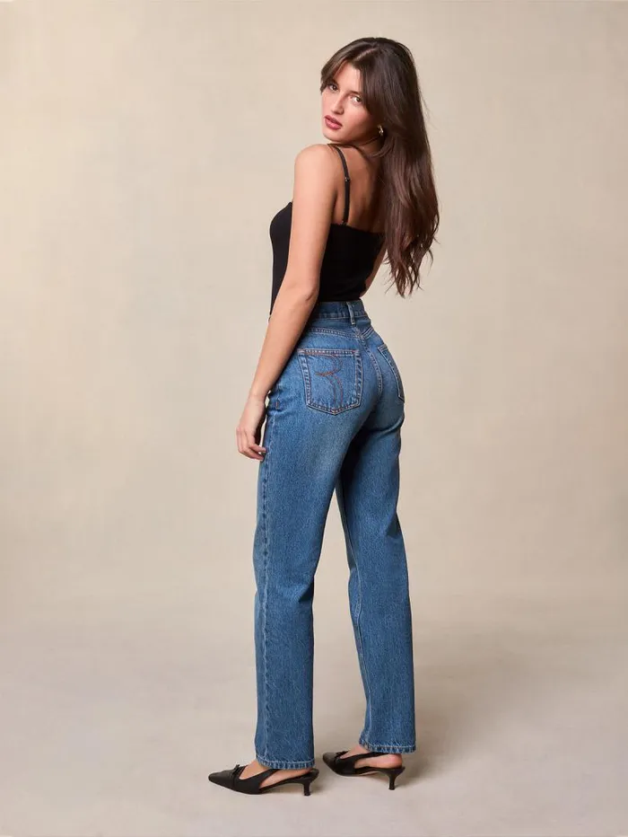 Rouje Denim Women Germain Jeans Uni Indigo Double Stone