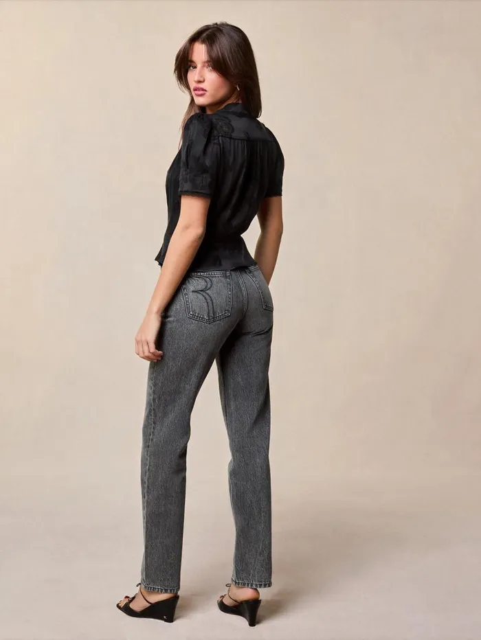 Rouje Denim Women Germain Jeans Uni Noirvintagewash