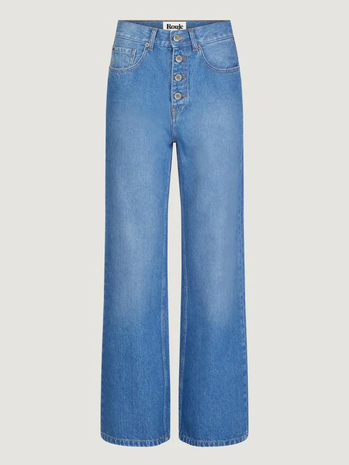 Rouje Denim Women Montorgueil Jeans Uni Indigo Double Stone
