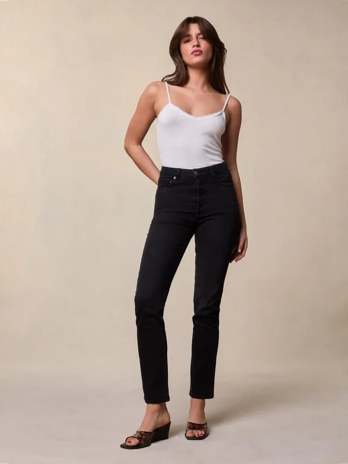 Rouje Denim Women Odeon Jeans Black Stone Simplenoirstonesimple