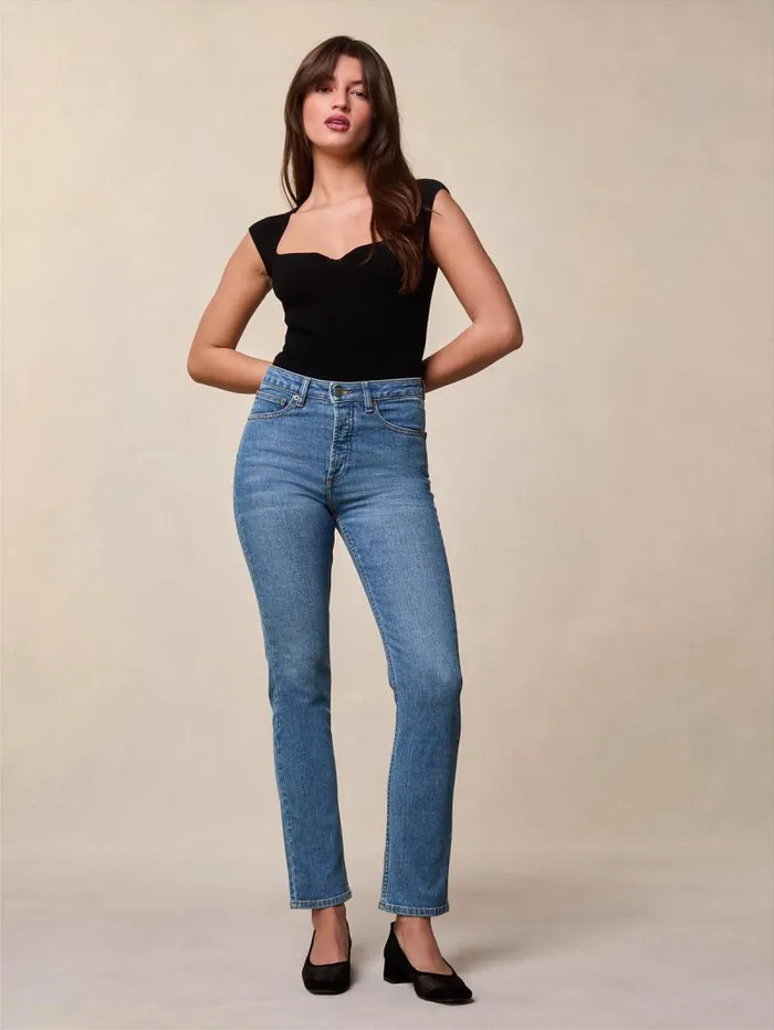 Rouje Denim Women Odeon Jeans Indigo Double Stoneindigodoublestone