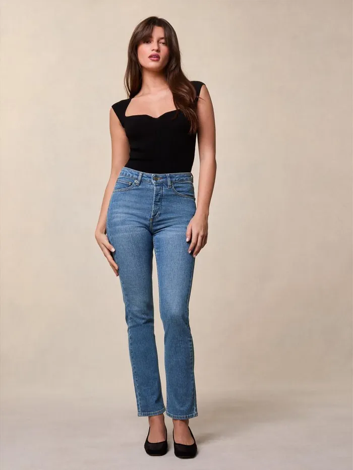 Rouje Denim Women Odeon Jeans Indigo Double Stoneindigodoublestone