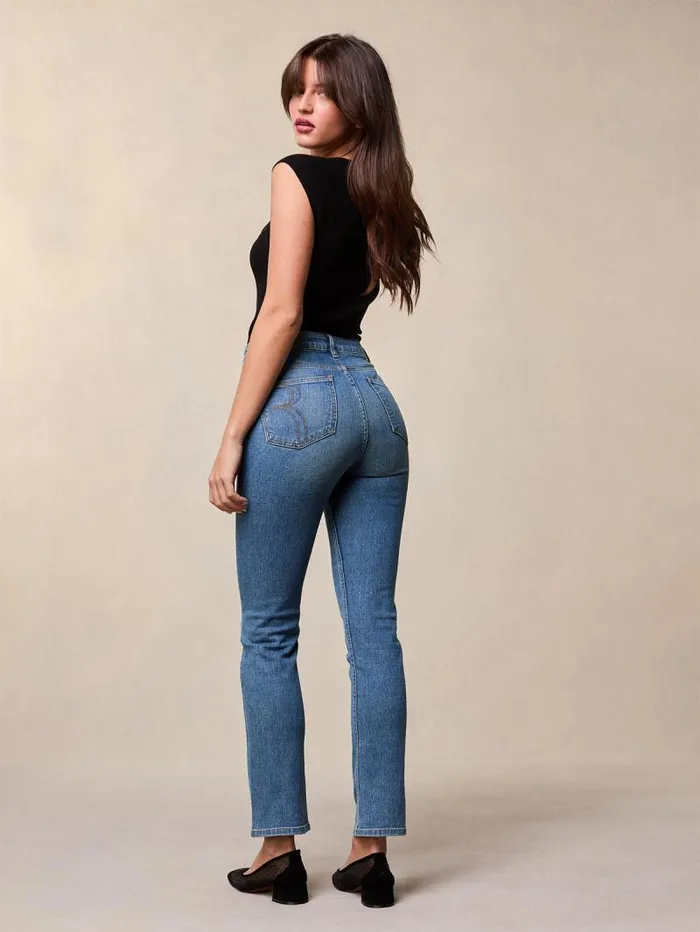 Rouje Denim Women Odeon Jeans Indigo Double Stoneindigodoublestone