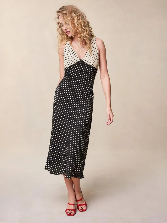 Rouje Dresses Women Alois Dress Pois Carmen Noir