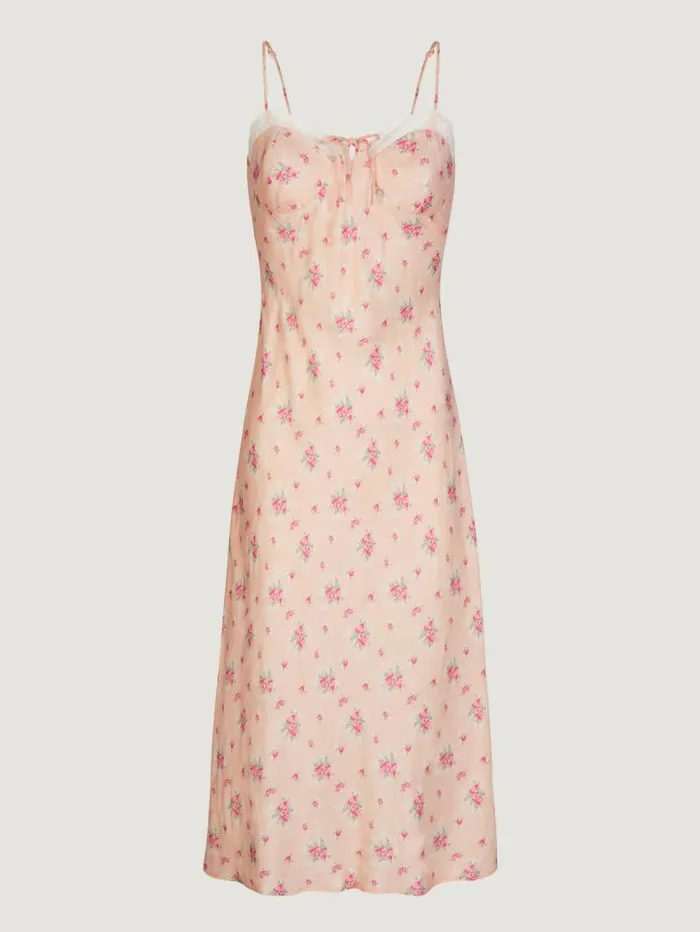 Rouje Dresses Women Dune Dress Bouquet Charmant Poudre