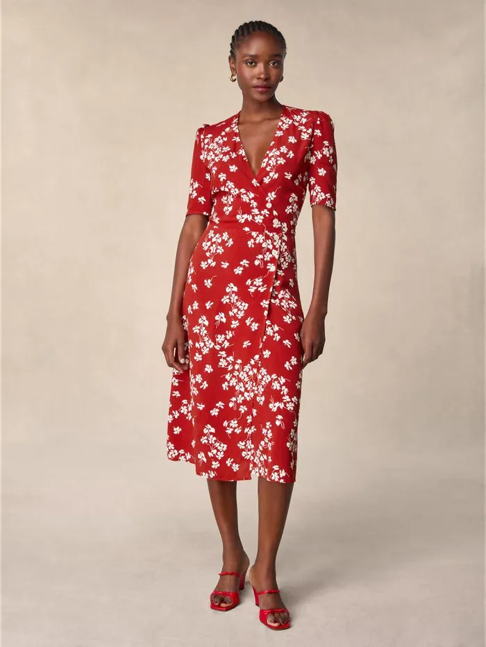 Rouje Dresses Women Gabin Dress Cerisier Rouge