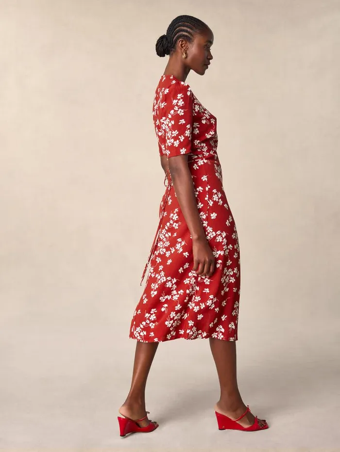Rouje Dresses Women Gabin Dress Cerisier Rouge