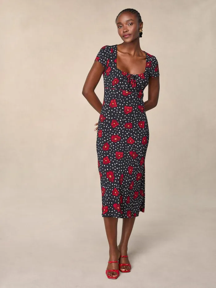 Rouje Dresses Women Ines Dress Fleursdete Noir