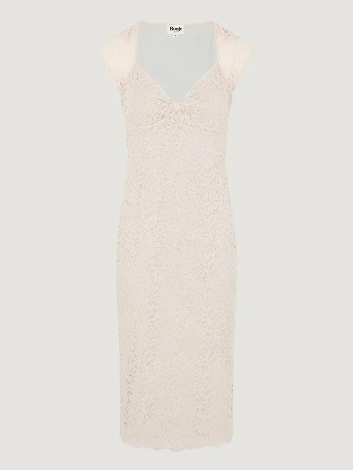 Rouje Dresses Women Laly Dress Dentelle Rosepale