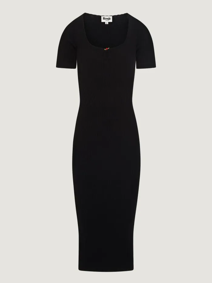 Rouje Dresses Women Lorette Dress Uni Noir