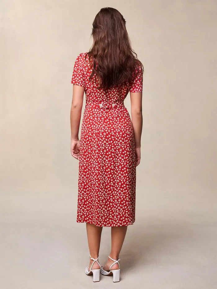 Rouje Dresses Women Marin Dress Dimanche Bucolique Rouge