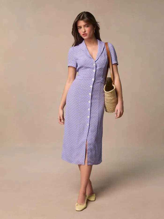 Rouje Dresses Women Marin Dress Mini Carmen Violet
