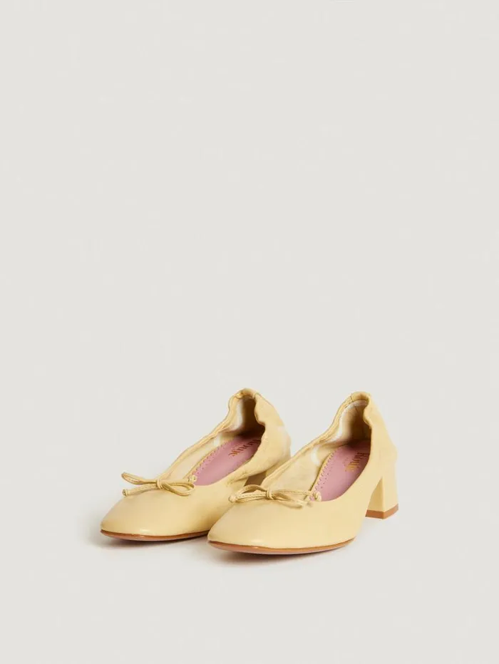 Rouje Dresses Women Nicoise Ballet Flats Cuir Sable
