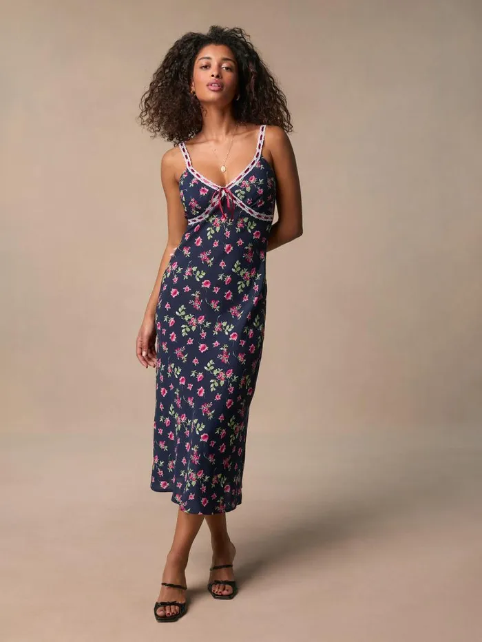 Rouje Dresses Women Rafaella Dress Prairiefleurie Marine