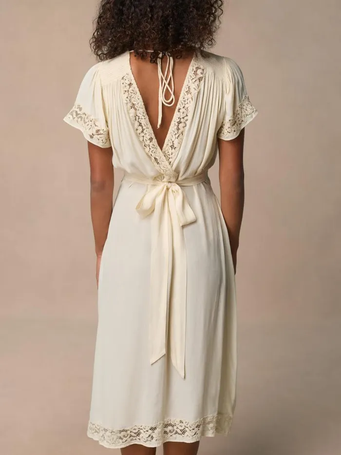 Rouje Dresses Women Ruthy Dress Uni Ecru
