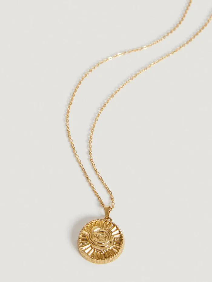 Rouje Jewelry and Accessories Women Mama Medallion Uni Or Vieilli