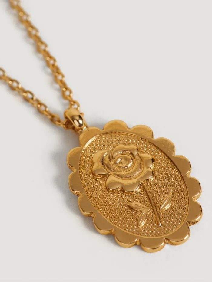 Rouje Jewelry and Accessories Women Silvana Medal Dor Vieilli