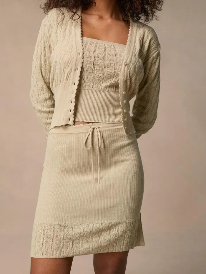 Rouje Knits Women Ismael Skirt Uni Sable