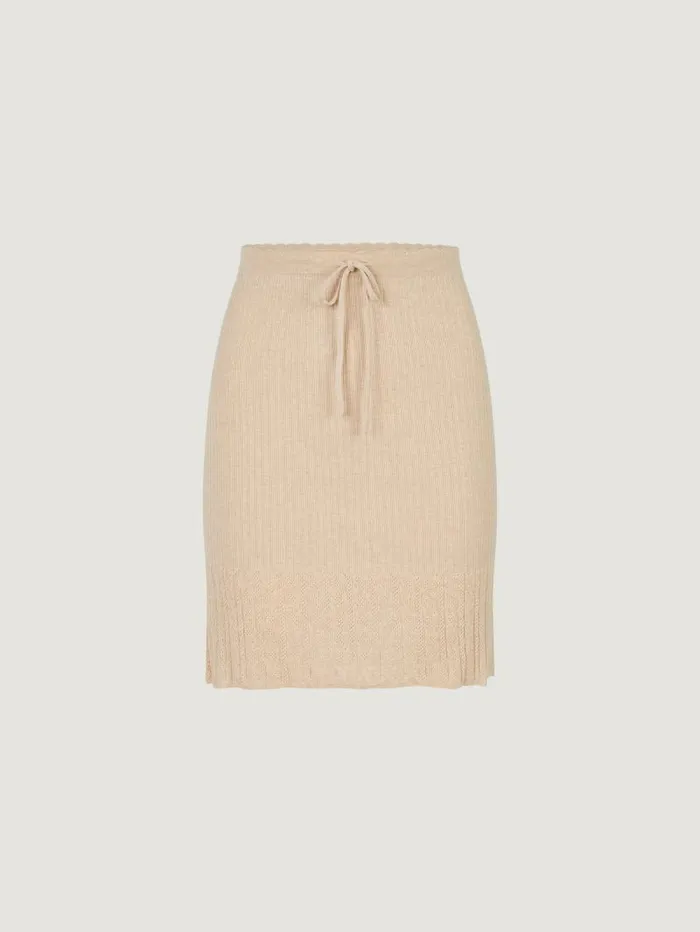 Rouje Knits Women Ismael Skirt Uni Sable