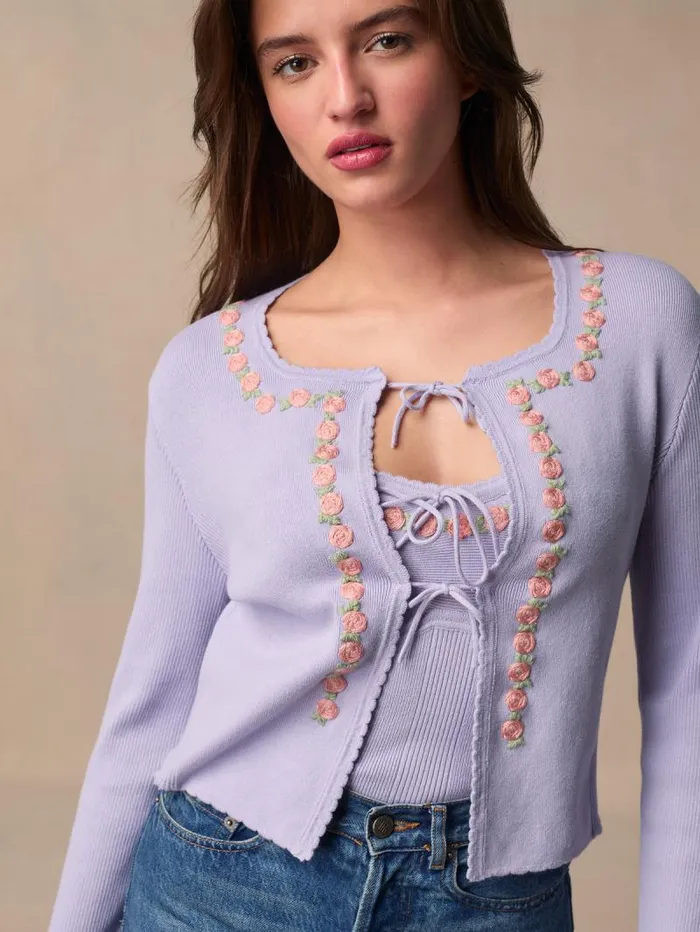 Rouje Knits Women Layana Top Uni Lilas