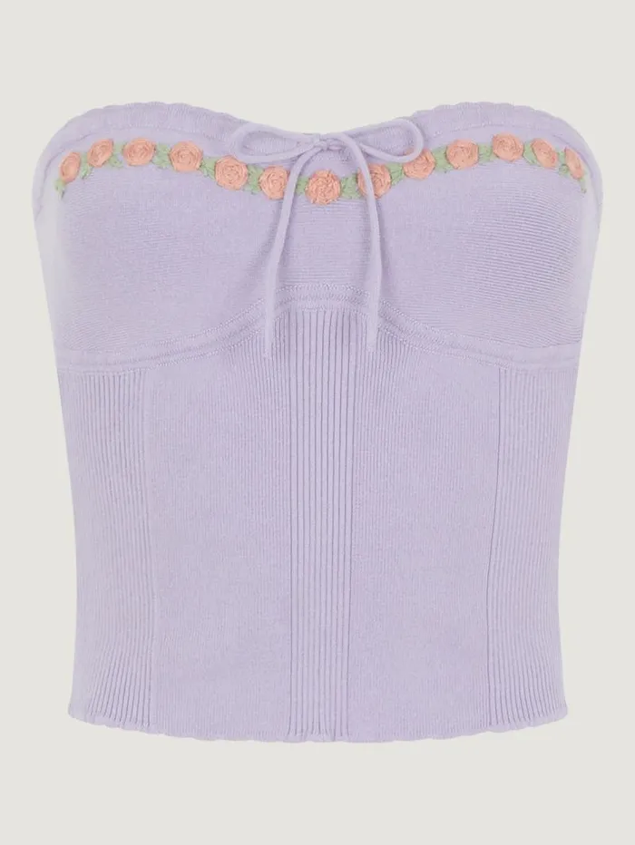 Rouje Knits Women Lexie Top Uni Lilas