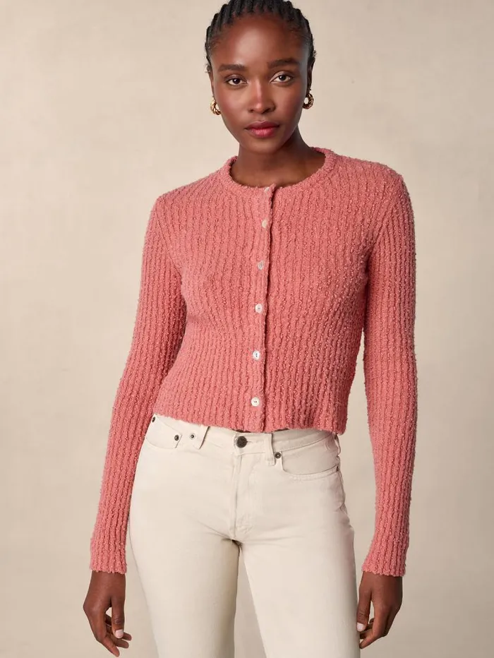 Rouje Knits Women Loica Cardigan Uni Blush