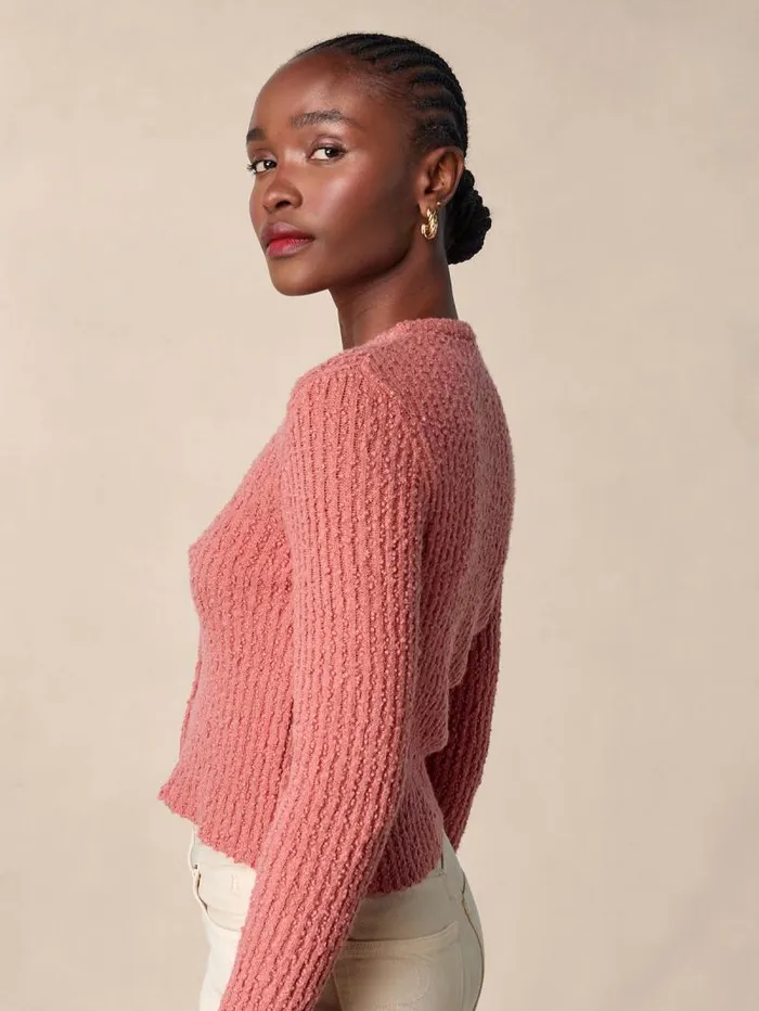 Rouje Knits Women Loica Cardigan Uni Blush