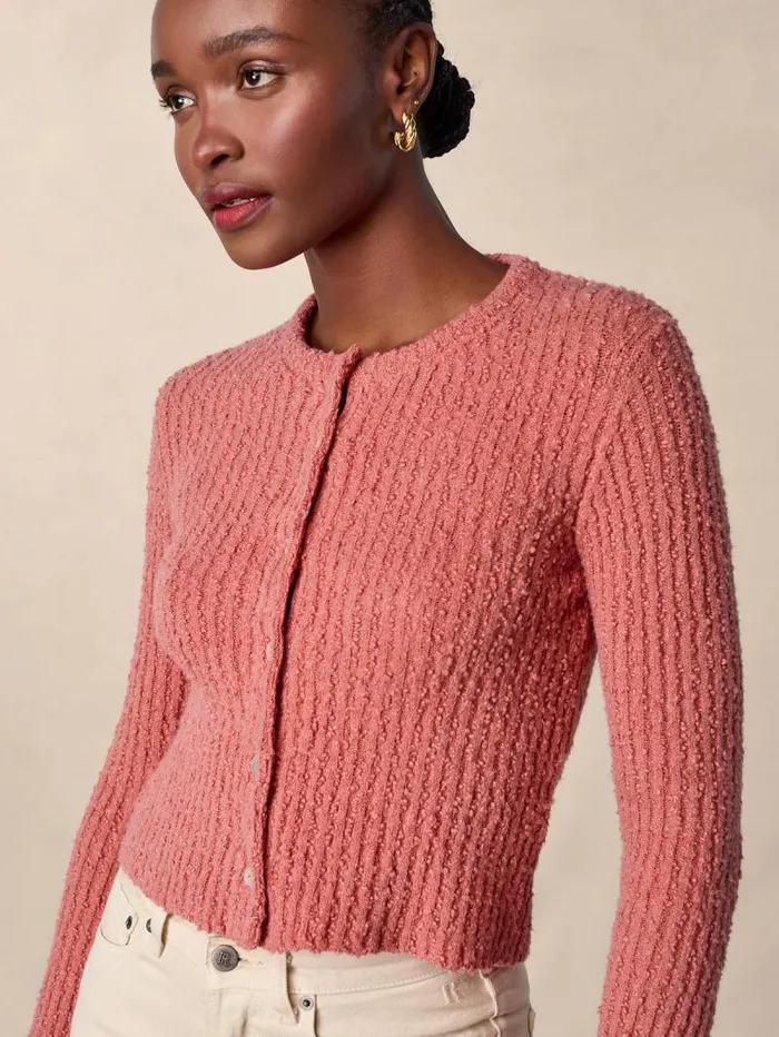 Rouje Knits Women Loica Cardigan Uni Blush