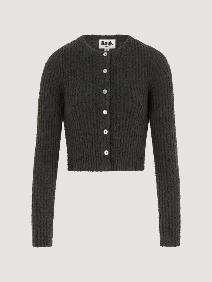 Rouje Knits Women Loica Cardigan Uni Plomb