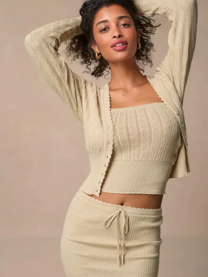 Rouje Knits Women Mayeul Cardigan Uni Sable