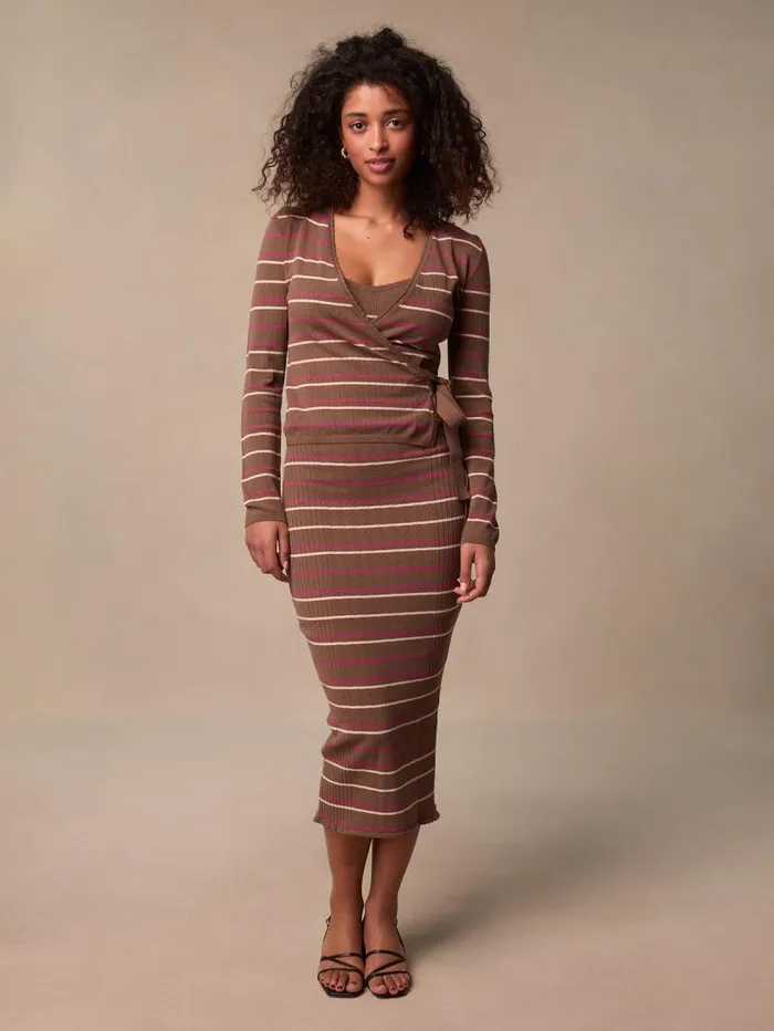 Rouje Knits Women Myrto Skirt Uni Marron