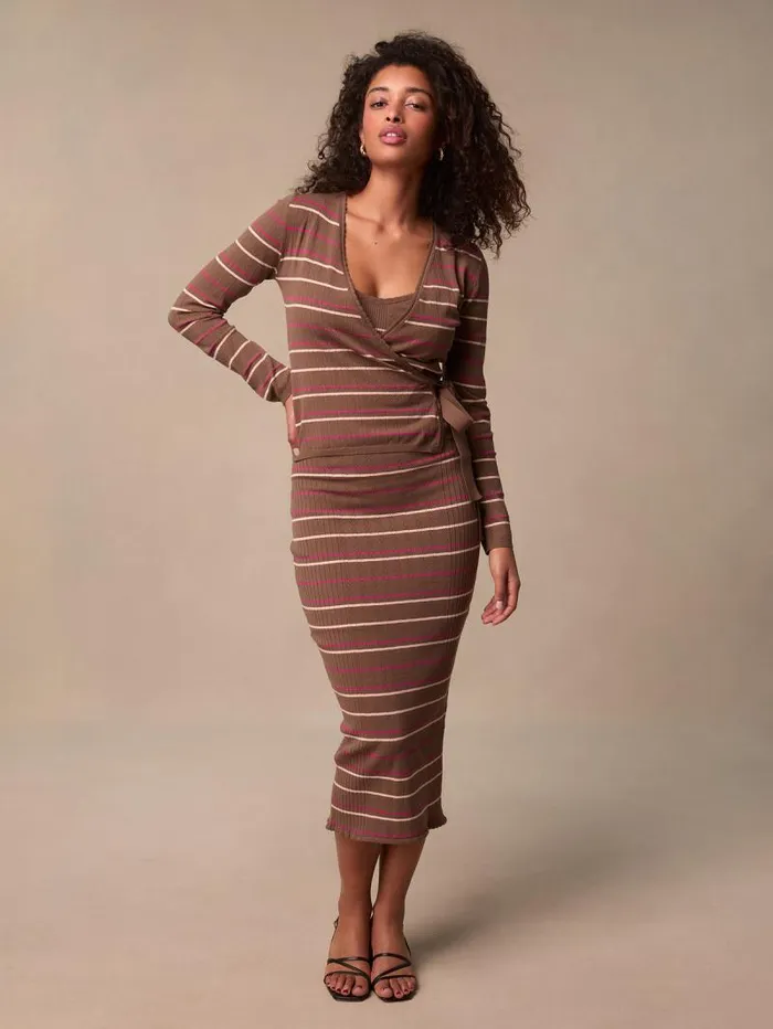 Rouje Knits Women Myrto Skirt Uni Marron