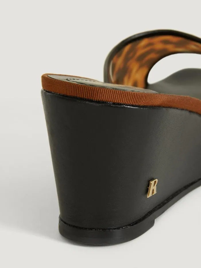 Rouje Knits Women Natty Mules Tortoise Noir