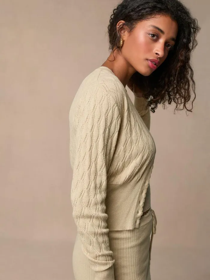 Rouje Knits Women Ross Cardigan Uni Sable