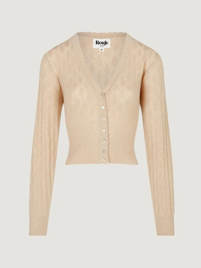 Rouje Knits Women Ross Cardigan Uni Sable