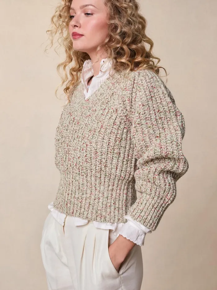 Rouje Knits Women Tatiana Sweater Uni Ecru