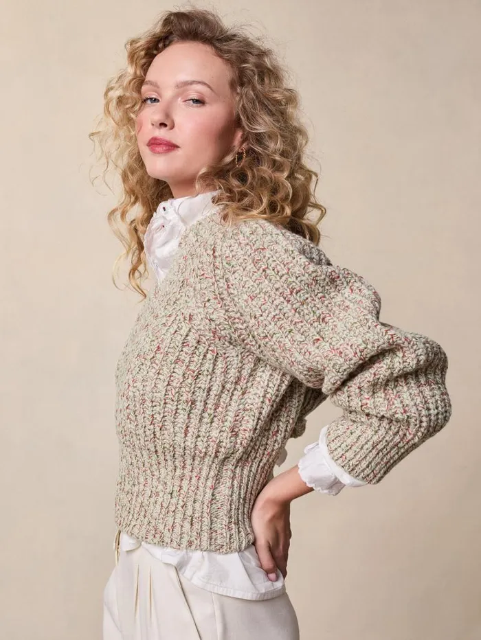 Rouje Knits Women Tatiana Sweater Uni Ecru