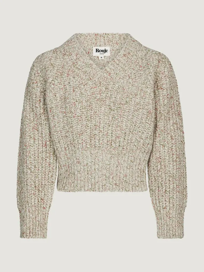 Rouje Knits Women Tatiana Sweater Uni Ecru