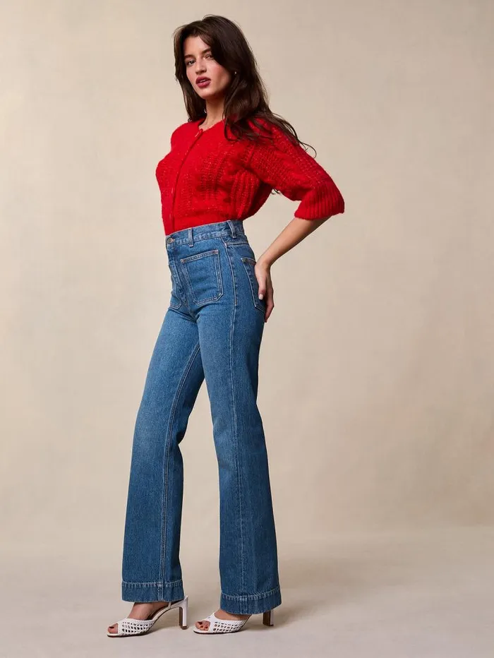 Rouje Knits Women Yvette Cardigan Uni Rouge