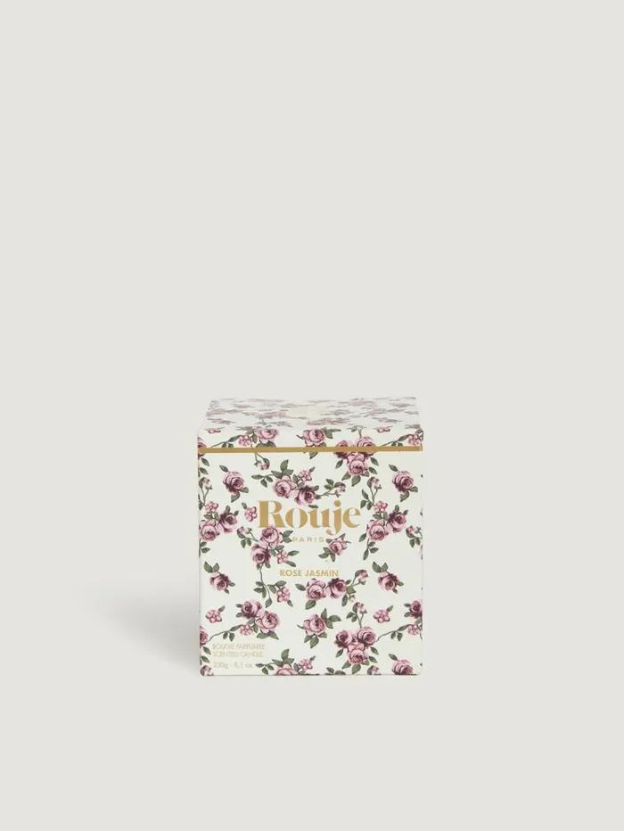 Rouje Lifestyle Women Rose Jasmin Candle Pink Flowers